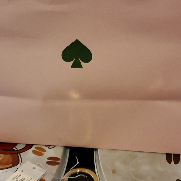 Kate spade mirror keychain my fave leather on my bag 🎒 - Picture 2 of 6